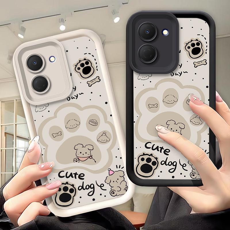 Vỏ Cho Tecno Spark GO 3 Spark GO 2 Spark Go 1 Vỏ Điện Thoại In Hình Chân Chó Dễ Thương Techno Spark 