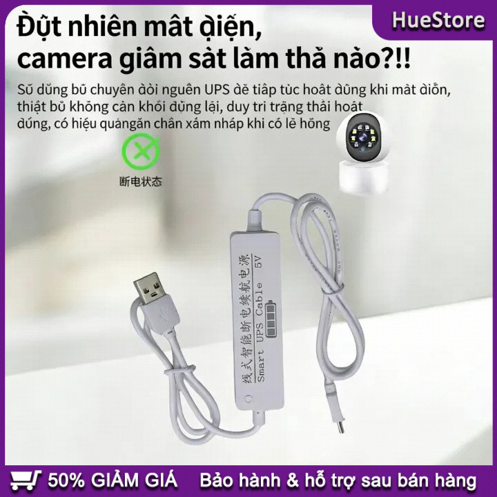 UPS camera giám sát wifi 5V-2A, Bộ Lưu điện (UPS), Nguồn Dự Phòng, Cho Camera Wifi, Cầm tay / Di độn