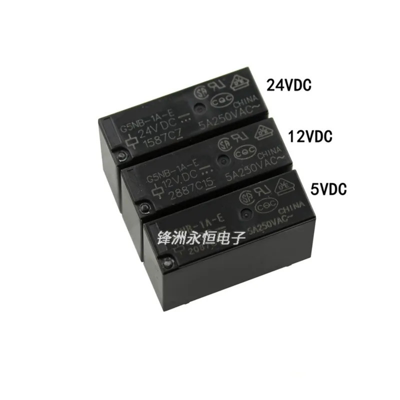 1-5 Chiếc Mới G5NB-1A-E-5VDC G5NB-1A4-E G5NB-1A G5NB-1A-5VDC 12VDC 24VDC DC5V DC12V DC24V 5A Rơ Le