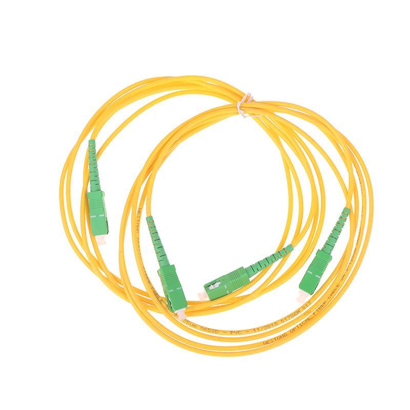 Dây vá quang SC / APC-SC / APC Chế độ đơn 9 / 125 G652D LSZH 1m2m3m Cáp nhảy sợi quang mới