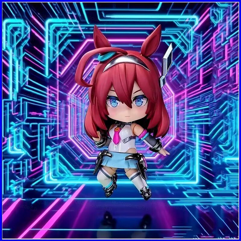 SQ3 Uma Musume Pretty Derby Mihono Bourbon Kawaii Trò chơi Hàng hóa Nhân vật hành động hoán đổi mặt 