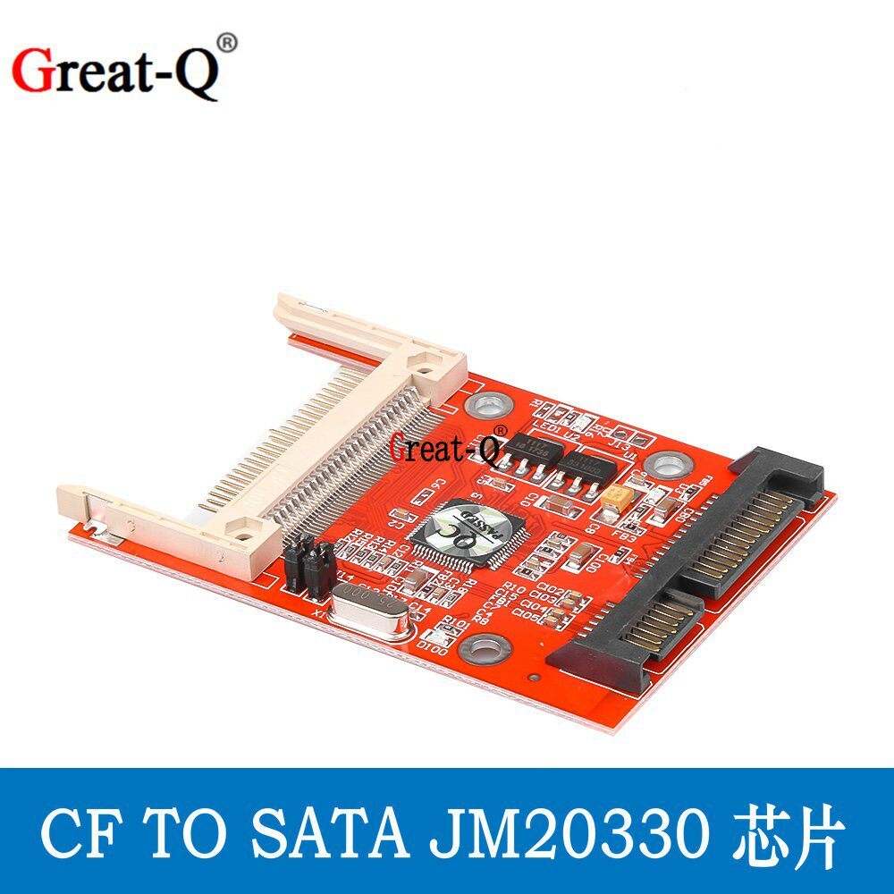 JM20330 Chip CF Card Sang SATA Cổng Nối Tiếp Đĩa Cứng Adapter Thẻ CF Sang SATA Adapter SATA ĐẾN CF