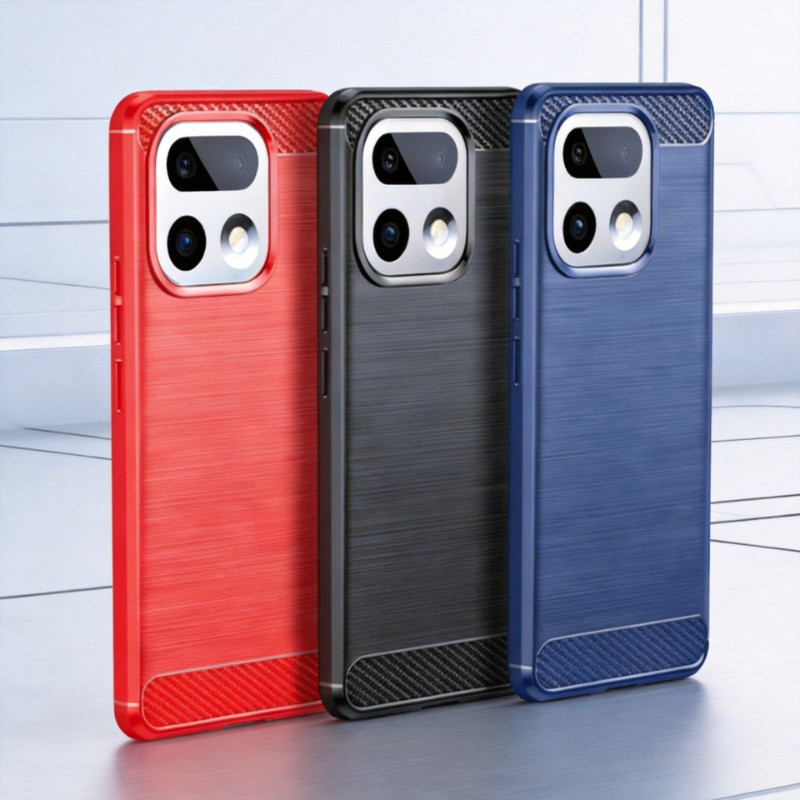 Dành Cho Realme 16 Pro Plus Ốp Lưng Sợi Carbon Chải Mềm Ốp Lưng Điện Thoại Realme 16 Pro + Ốp Lưng S