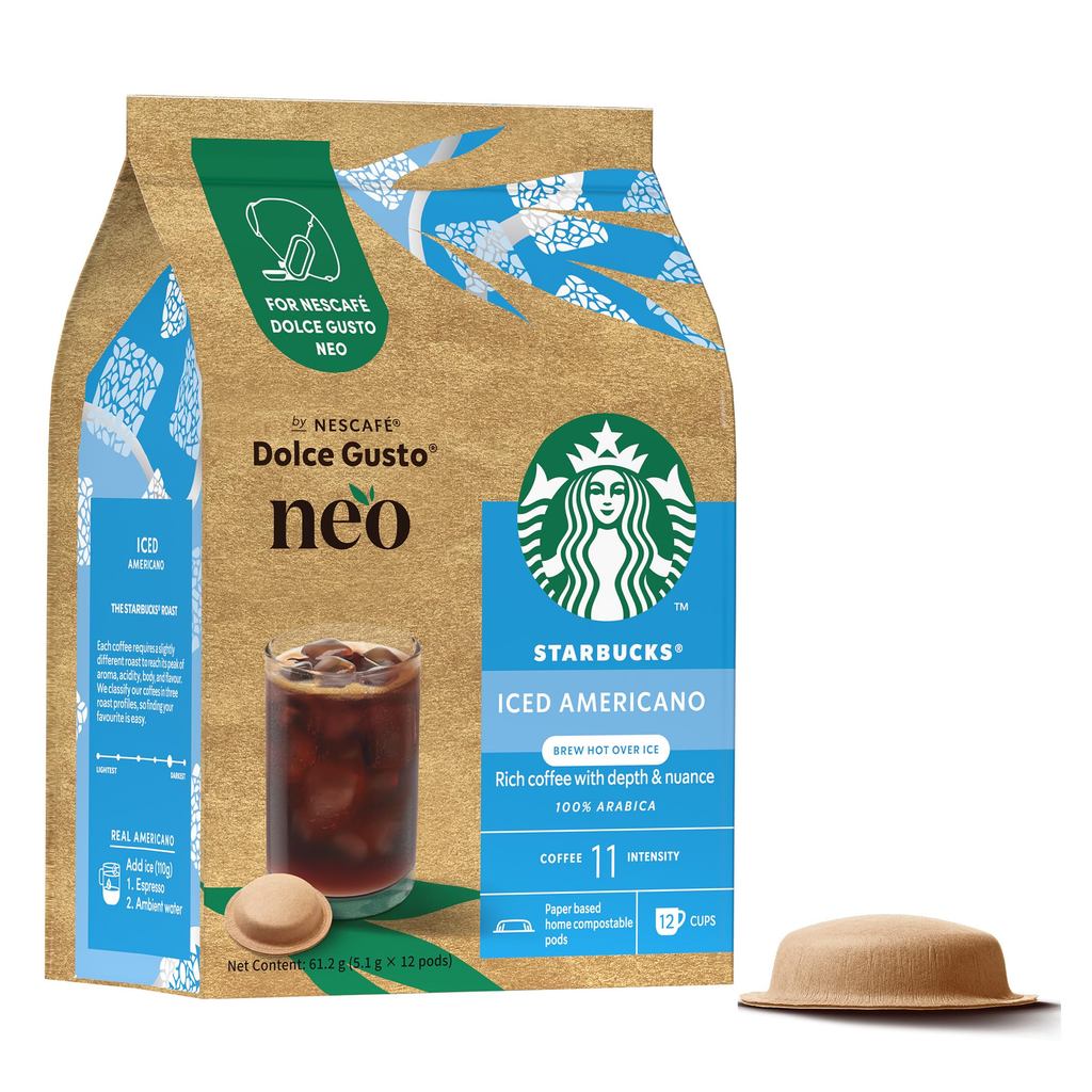 Trực tiếp từ NHẬT BẢN Nescafe Dolce Gusto Neo Exclusive Starbucks Ice Americano 12P Cà phê giấy Cà p