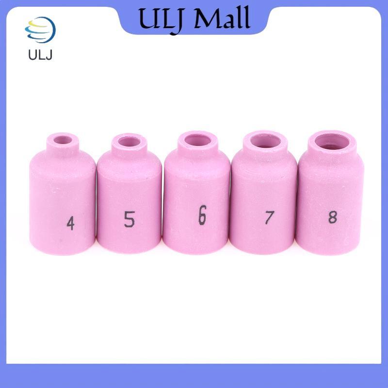 ULJ 42mm 54N14 54N15 54N16 54N17 54N18 Vòi phun gốm Alumina cho phụ kiện đèn pin hàn TIG WP17 18 26 