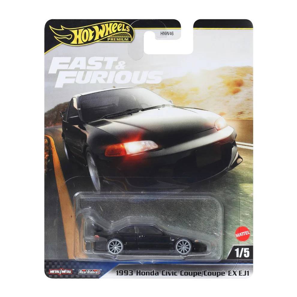 Đồ chơi xe mô hình JBL90 Siêu xe Premium Fast&Furious 1993 HONDA CIVIC COUPÉ EX [EJ1] cho bé từ 5 tu
