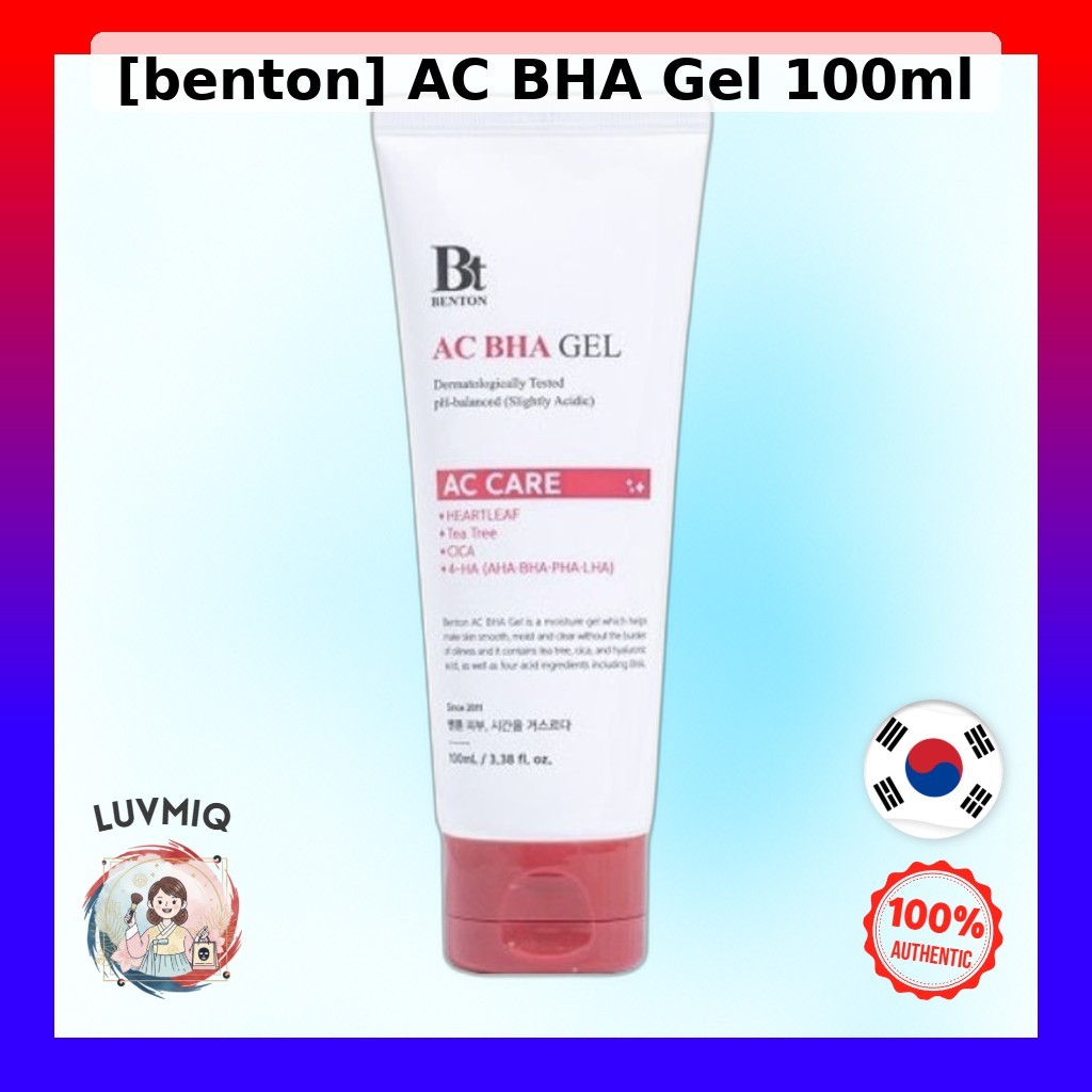 [benton] Gel AC BHA 100ml / Gel AC BHA Hàn Quốc / Công thức tẩy tế bào chết / Chính hãng 100% của Lu