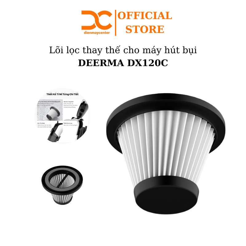Lõi lọc HEPA thay thế cho máy hút bụi Deerma DX120C - Shop Điện Máy Centre