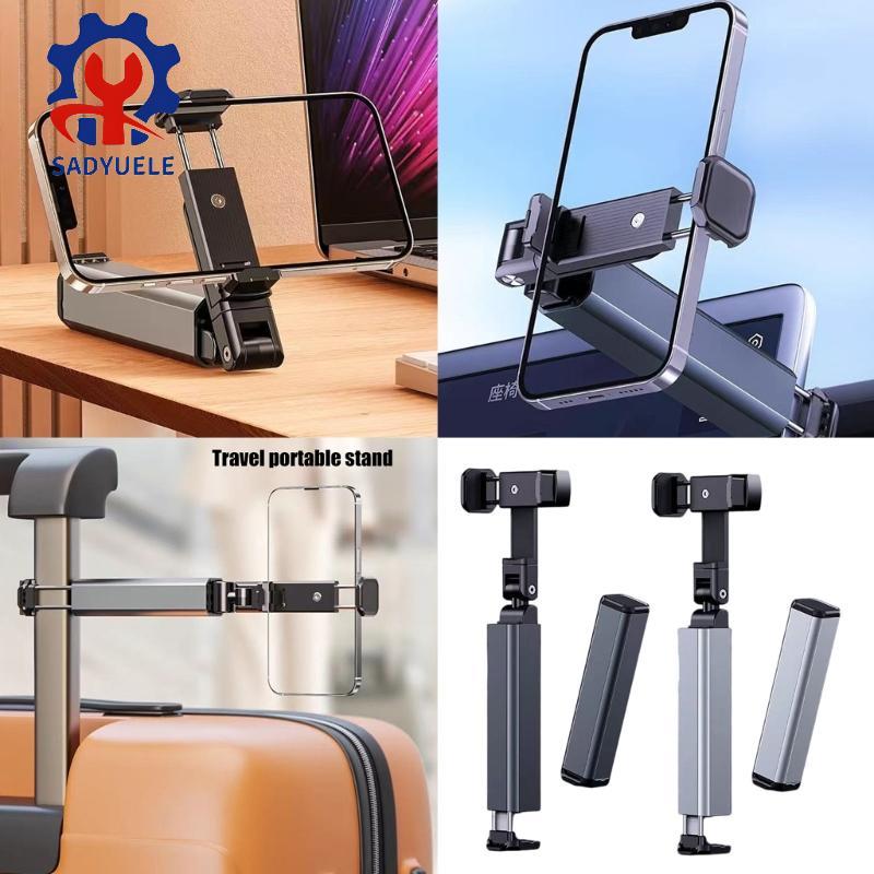 Adjustable Phone Clamp Mount 360 Rotatable Aluminum Holder For Tray Table Office