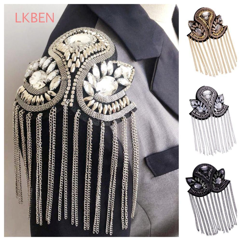 Bảng epaulet CKBEMB và trâm cài fringe, phụ kiện sang trọng cho áo sơmi/vest