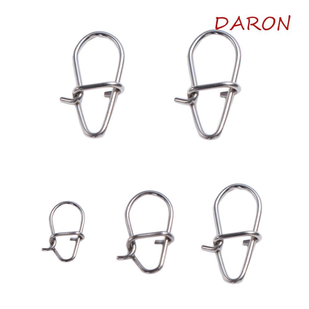 DARON Mồi Câu Cá Kết Nối Câu Cá Phụ Kiện Khóa Snap Kết Nối Thép Không Gỉ 00 -3 Cá Dụng Cụ Câu Cá Móc
