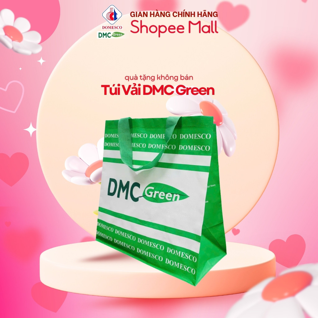 [Quà tặng không bán] Túi Vải DMC Green Vải Không Dệt PP, Cán màng màu xanh