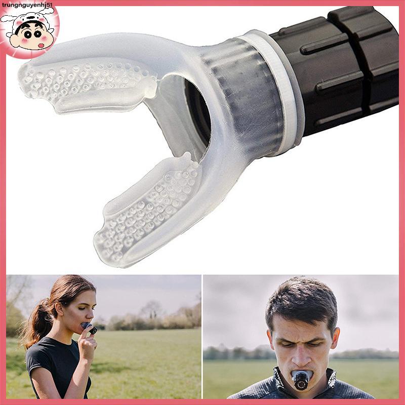 [Tàu 24 giờ] breathing trainer exercise lung face mouthpiece respirator fitness equipment vn