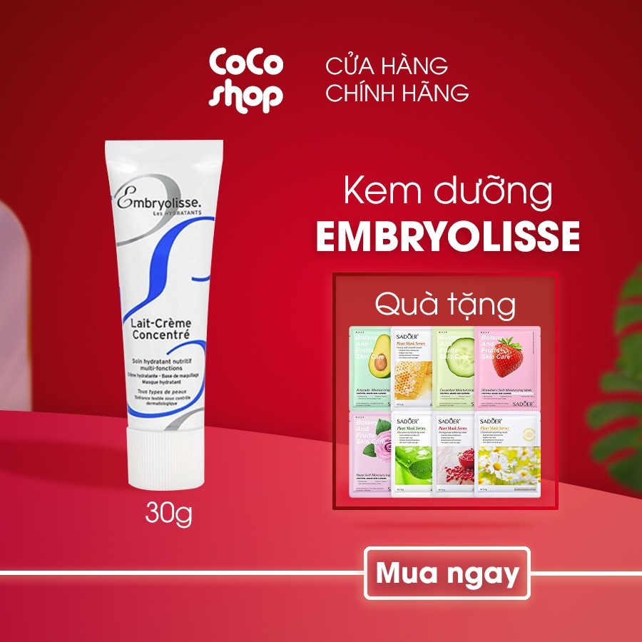 Kem dưỡng ẩm embryolisse kem dưỡng embryolisse kem dưỡng ẩm da mặt phục hồi da Embryolisse Creme 75m