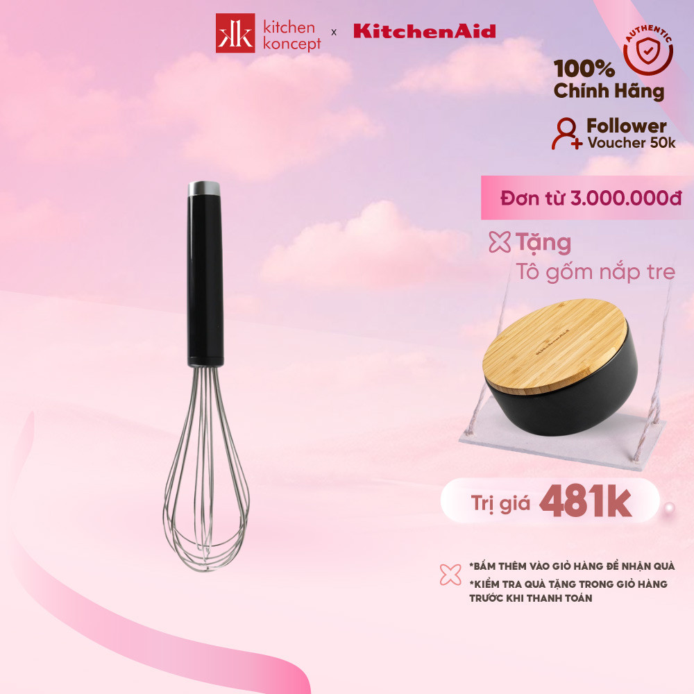 Máy trộn bột KitchenAid Classic 5KSM7990X, dung tích 6.9 lít, công suất 300W, thép không gỉ