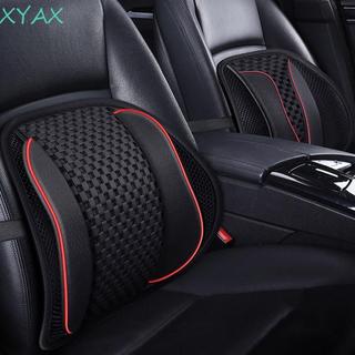 Đệm thắt lưng ô tô XYAX, Hỗ trợ thắt lưng hạt gỗ Gối thắt ghế ô tô, Massage eo đa năng Ice Silk Lưới thoáng khí Ghế tựa lưng thông gió cho tài xế ô tô