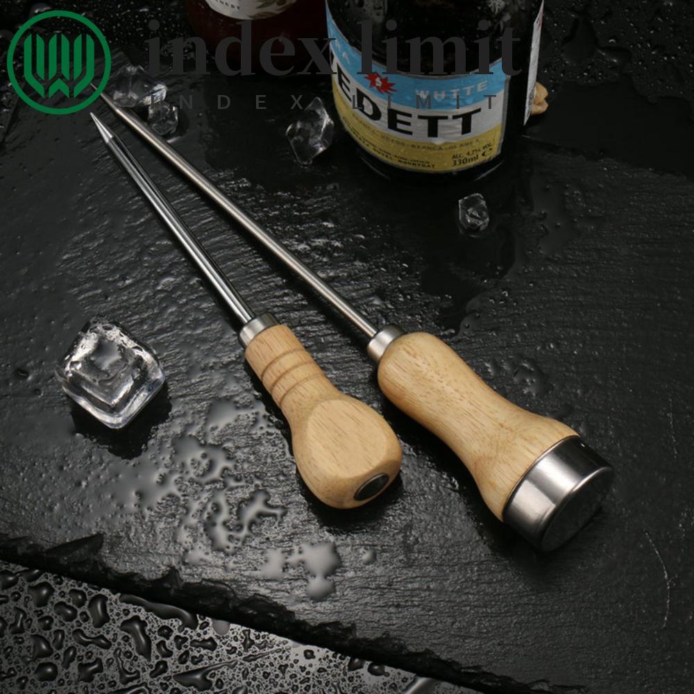  index limit INDEX LIMIT Thanh Dụng Cụ Phá Băng Tay Cầm Bằng Gỗ Nhà Bếp Thép Không Gỉ