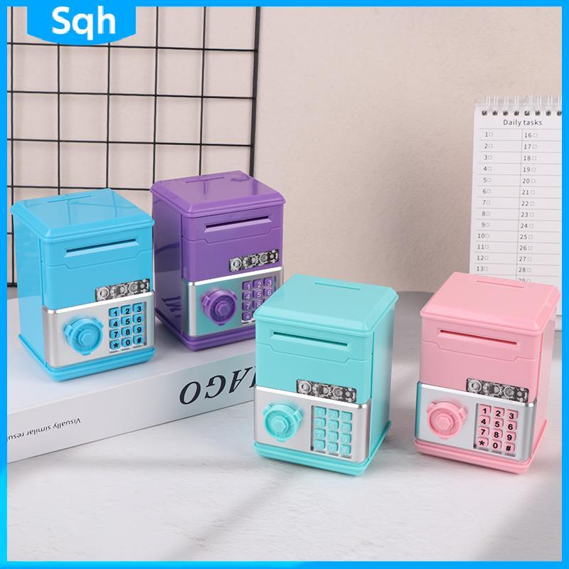 Bri Kids Password Piggy Bank - Hộp đựng tiền xu ATM Mini cho đồ chơi sinh nhật trẻ em ywr