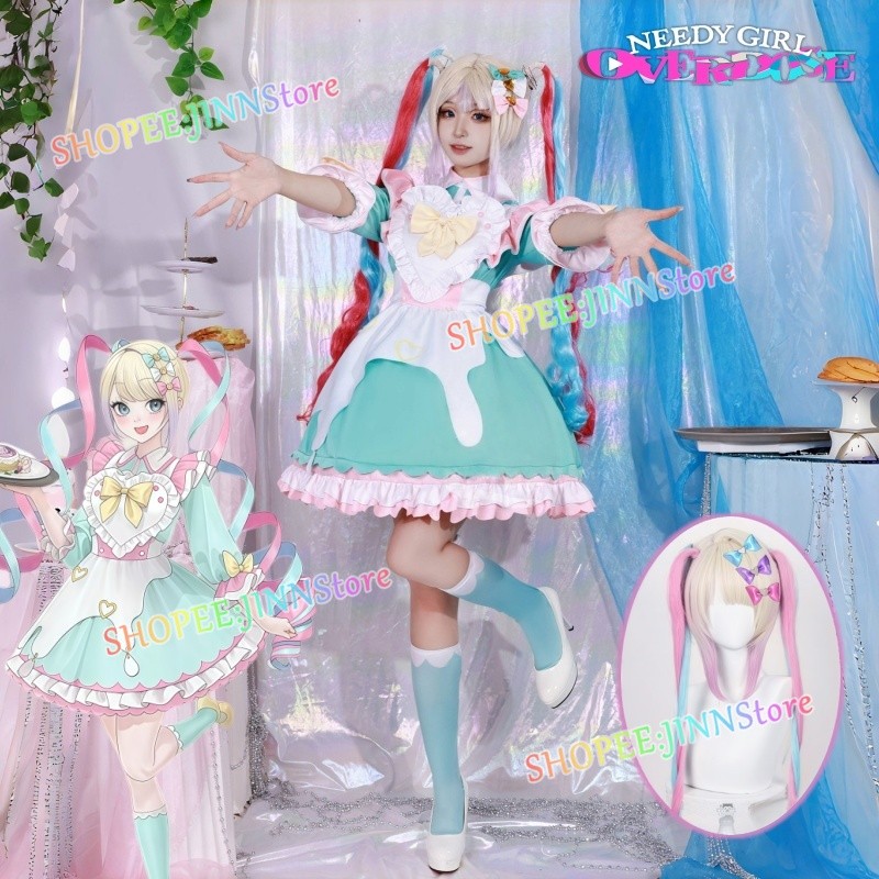 -JINN Anime Ame-chan Kangel Trang Phục Hóa Trangmaid Cho Cosplay và Roleplay