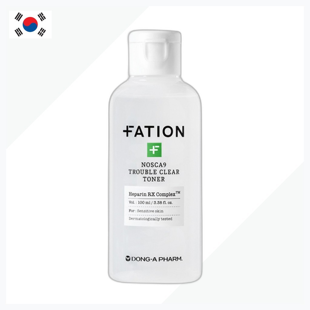 [fation] NOSCA9 Trouble Clear Toner, 100ml, 1 cái / Mực Hàn Quốc / Công thức trong suốt rắc rối / Ch