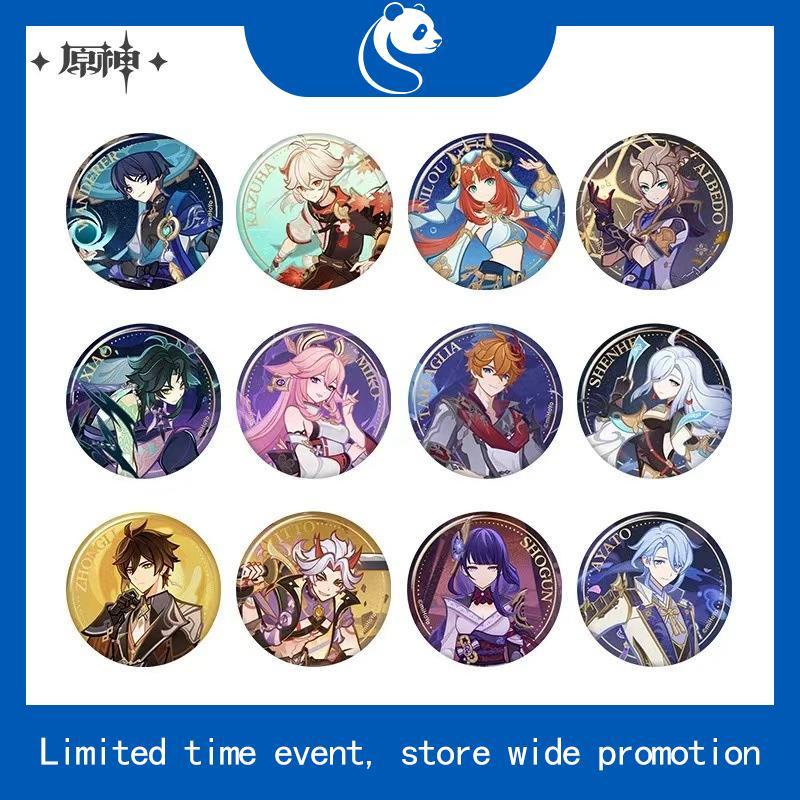 [Có sẵn] Huy hiệu/badge quan chấp hành Fatui Childe/Arlecchino/Dottore/Pantalone Official Genshin Im