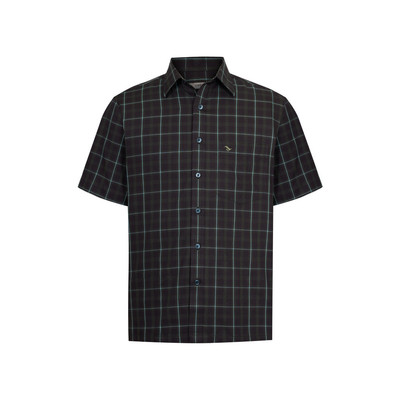 Áo sơ mi ngắn tay vạt ngang VIETTIEN SMART CASUAL vải Polyester form REGULAR VT00000721