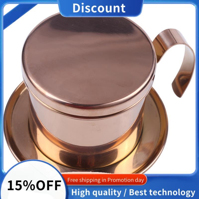 Thép không gỉ Việt Nam Bộ Lọc Cà Phê Đơn Cốc Việt Nam Tay Đấm Nồi Nhỏ Giọt Lọc Nồi Cà Phê Việt Nam N