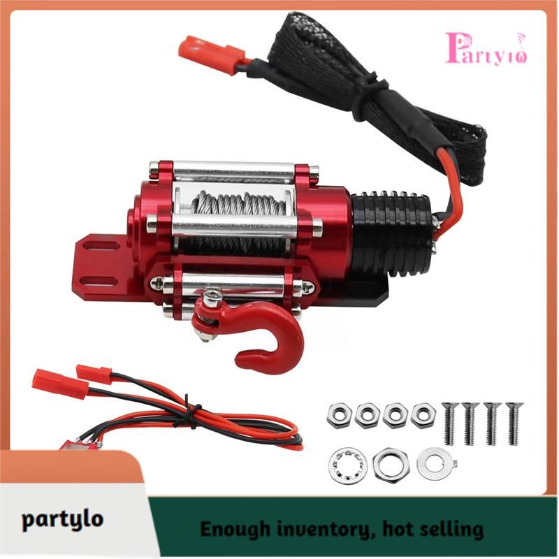 [partylo] 1: 10 Tời mô phỏng tự động Xe bánh xích RC có tời chuyển đổi Phụ kiện nâng cấp bánh xích R