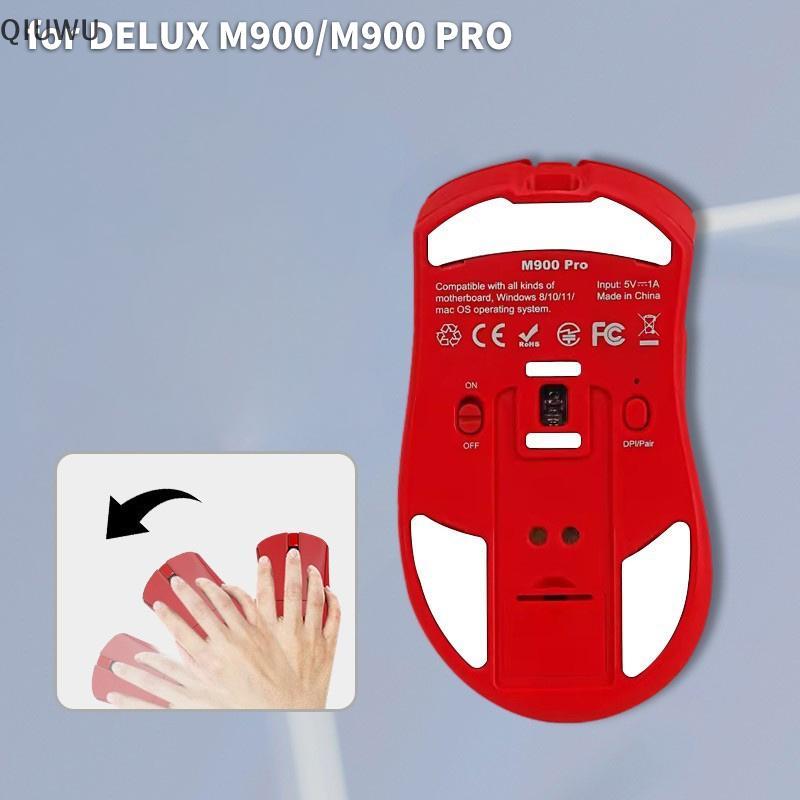 QIUWU Miếng Lót Chân Chuột Chống Trơn Trượt Cho DELUX M900 / M900 Pro Chuột Chơi Game PCputer Máy Tí