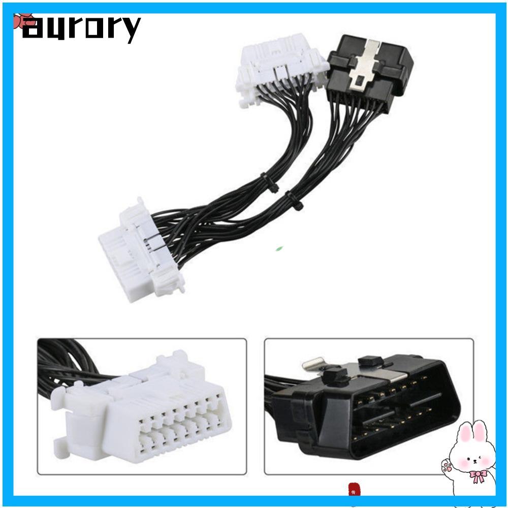Cáp nối dài bộ chia Obd2 trên ô tô AURORY, Cáp nối dài một nam sang hai 15cm Obd2, Hộp số tốc độ cao