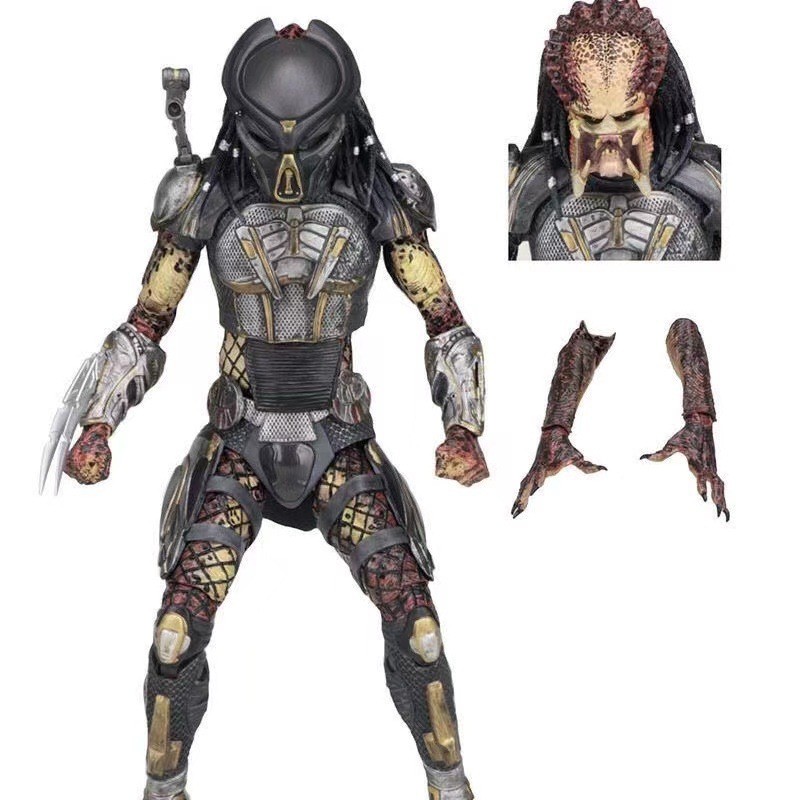 NECA Predator 2018 Fugitive Assassin Ultimate Predator 7 "Đồ chơi mô hình hành động khớp nối