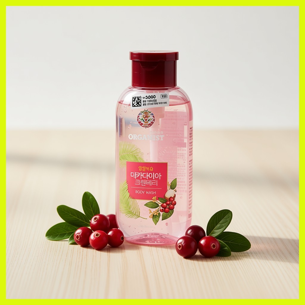 [daiso] Sữa tắm nam việt quất dành cho người tổ chức, 200ml, 1 cái / Sữa tắm Hàn Quốc / Chiết xuất n