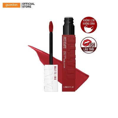 Son Kem Lì Maybelline Super Stay Matte Ink Lipstick 5ml | Guardian Việt Nam