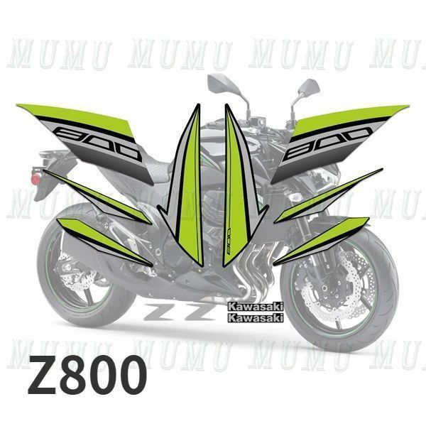 Z800 motorcycle decal, Z800 motorcycle body decal
