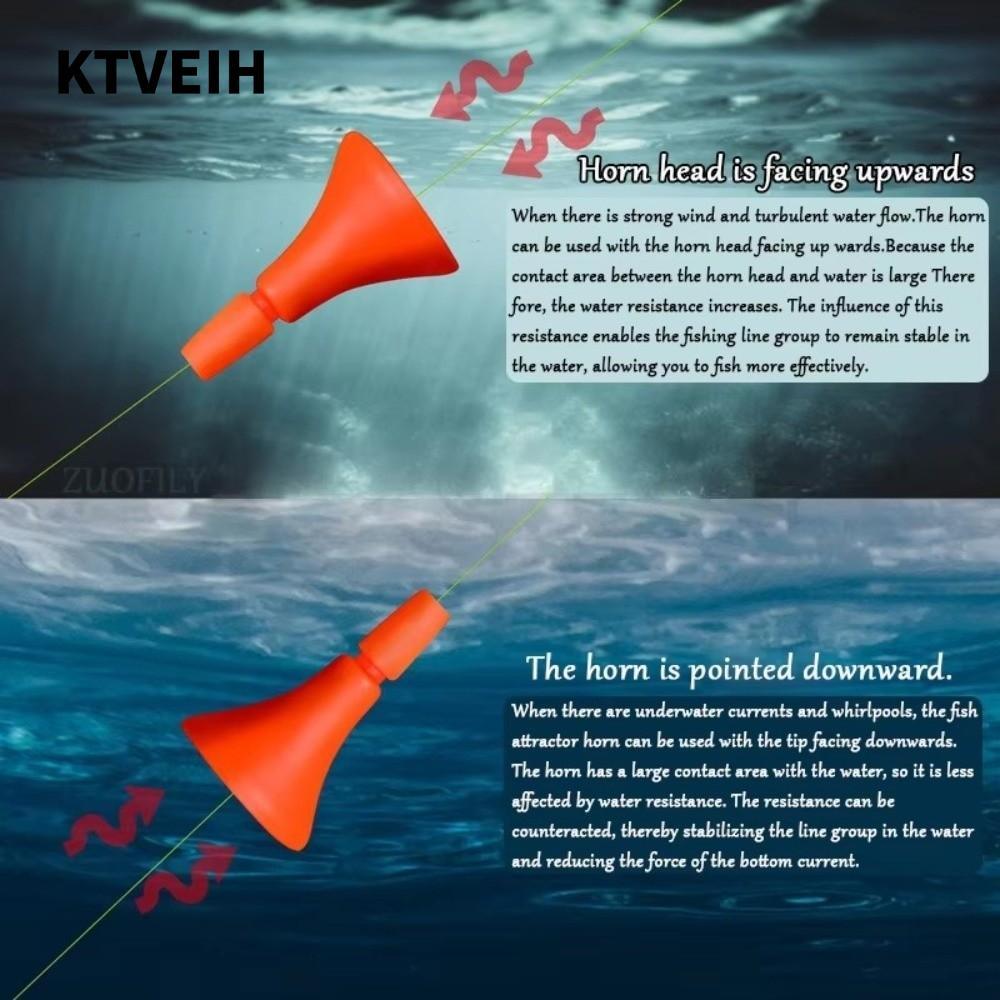 KTVEIH Nổi Bobber, Phao Câu Cá Bobber Line nổi đầy đủ, Đuôi Cứng Nhựa Mồi Rod Bobber Chìm Bobber