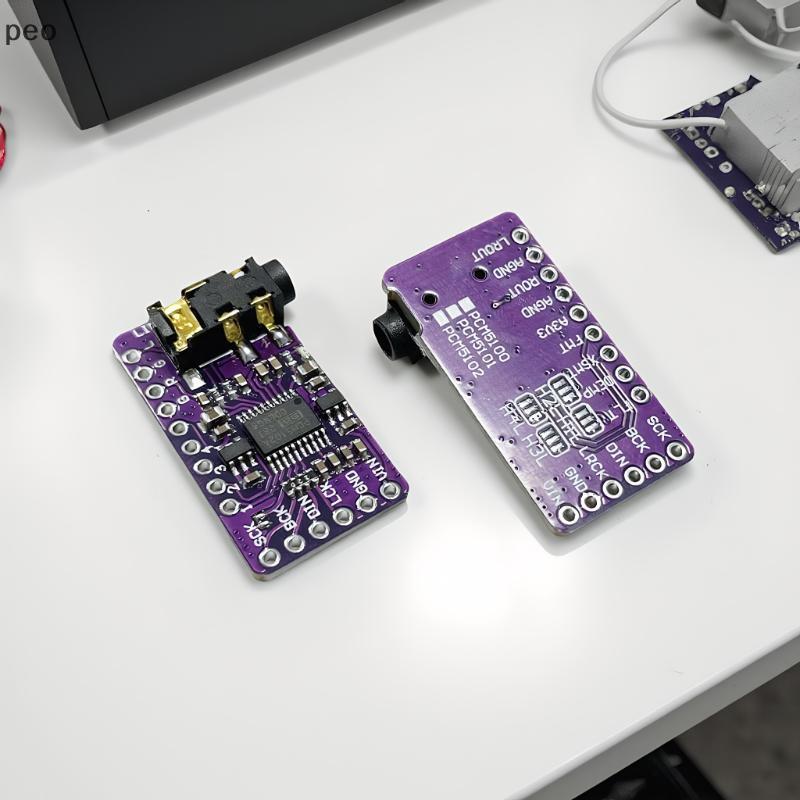 [PEO] PCM5102A Giao diện Bộ giải mã DAC I2S GY-PCM5102 Mô-đun máy nghe nhạc I2S cho bảng định dạng R