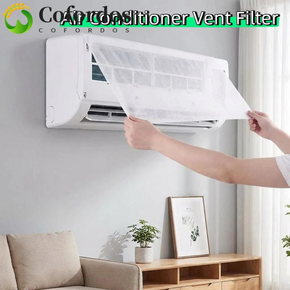 COFORDOS 38 Cái / túi Bộ lọc thông hơi điều hòa không khí, Giấy lọc chống bụi thiết kế có thể cắt DI