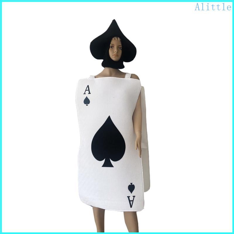 Bộ trang phục Alia of Spades với váy mũ Spades Halloween Fancy-Dress