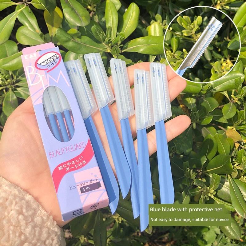 Máy tỉa lông mày 5 miếng an toàn chuyên nghiệp Beiyin Nhật Bản