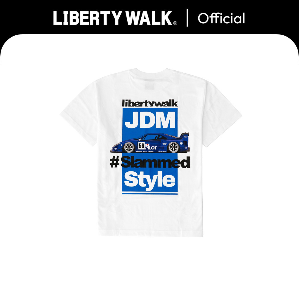 Liberty Walk JDM Style Blue F40 Tee LBWK