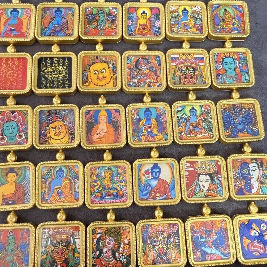 Tranh Tay Sơn Thangka Tây Tạng Di Động - Bùa May Mắn và Bảo vệ