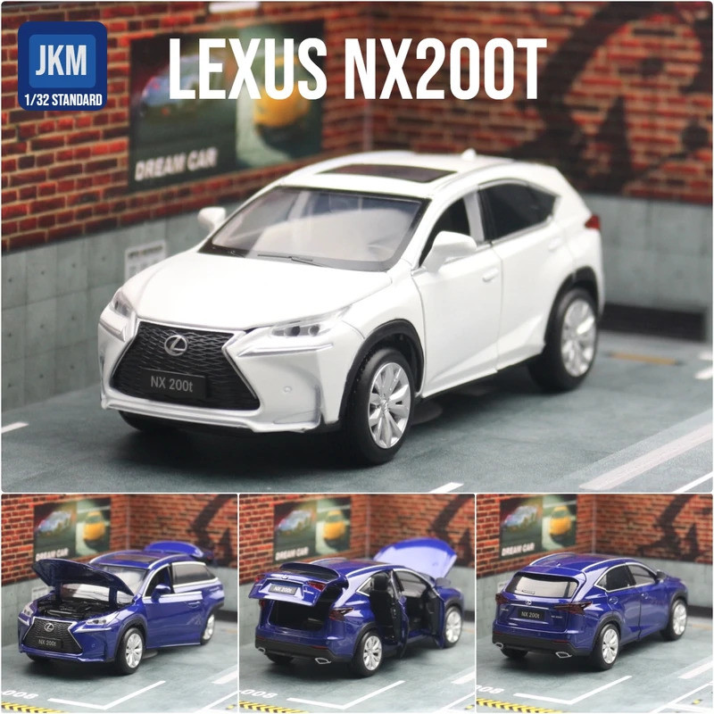 1 / 32 Lexus NX200t SUV đồ chơi thể thao ô tô JKM diecast kim loại ature mô hình kéo lại âm thanh & 
