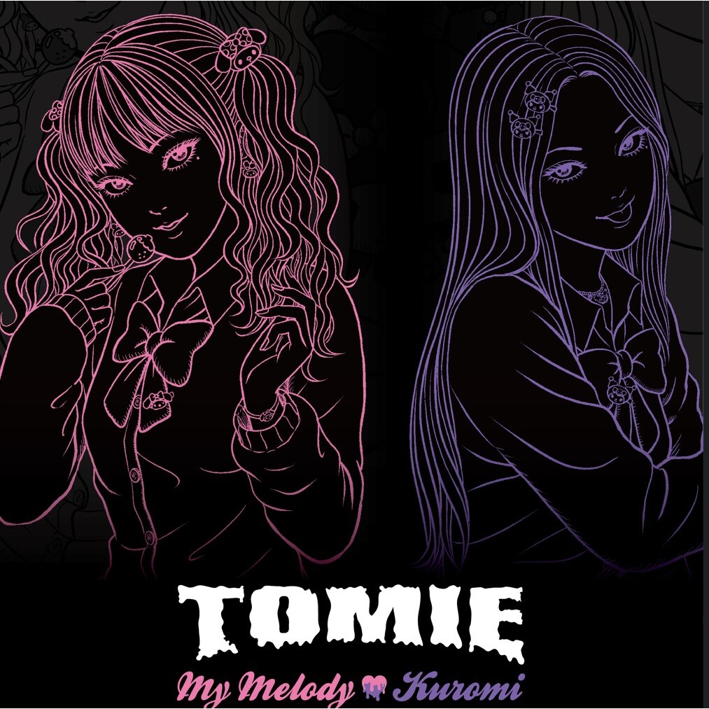 [Hàng có sẵn] Nhân vật Junji Ito x Sanrio Hot Girl Tomie Leisure Fun Daily Joint Merchandise