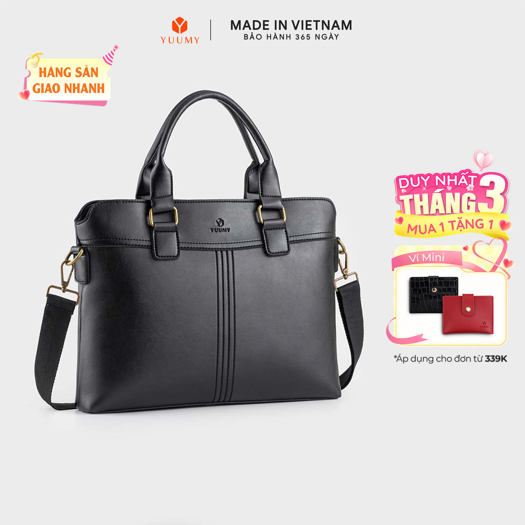 Cặp Công Sở Yuumy (Thời trang nam đi làm cỡ lớn - Cặp da CAYM03)