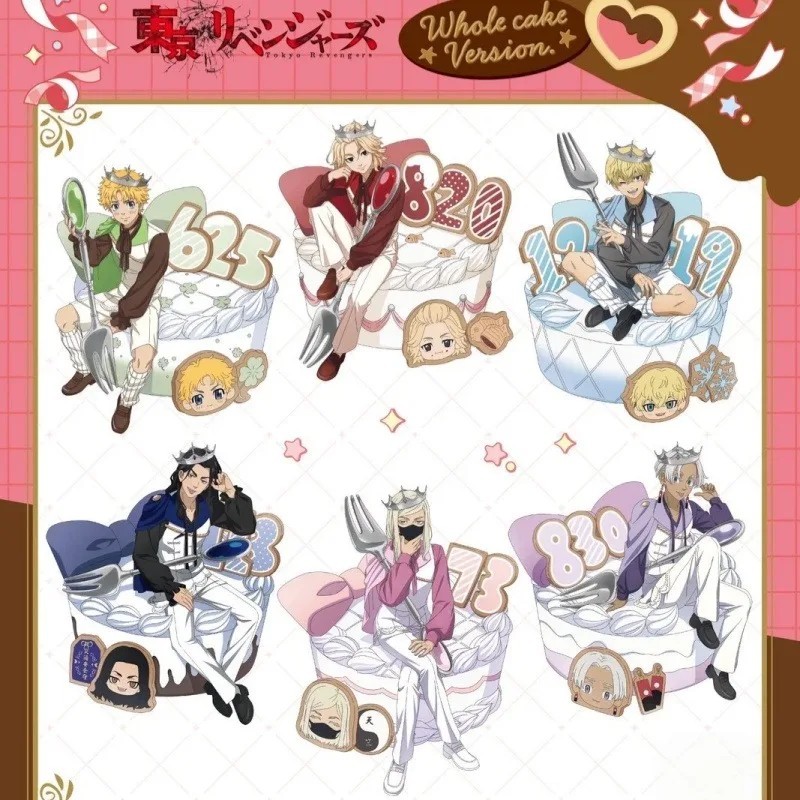 Mô hình Standee Tokyo Revengers trang trí bàn học acrylic Whole Cake Version Mikey Sanzu Haruchiyo I