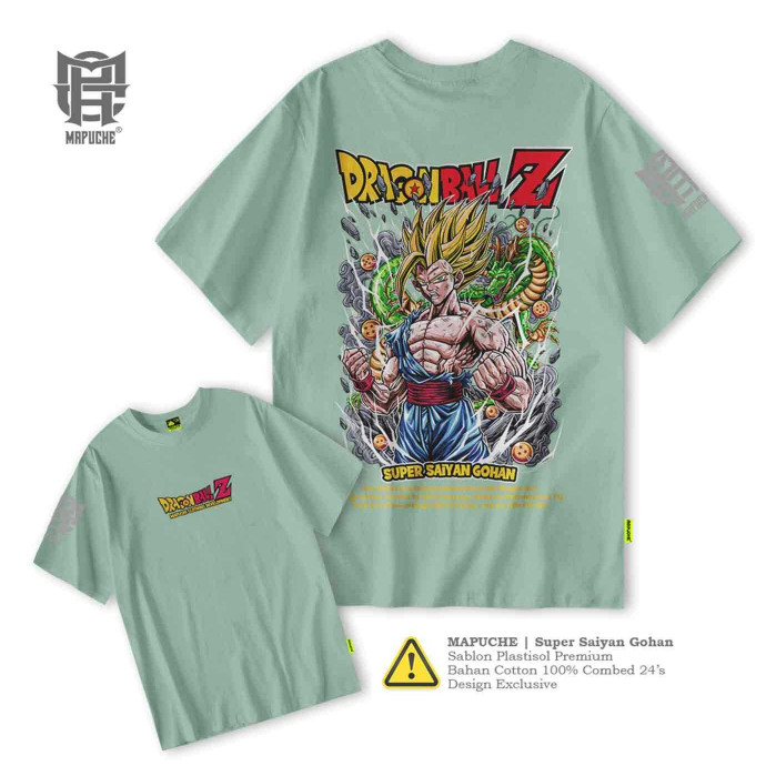 Áo thun nam Dragon Ball Goku Super Saiyan Gohan Anime