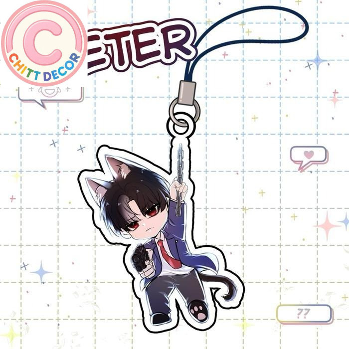 Dây đeo điện thoại Killer Peter - Accelerator 2 mặt | Kết thúc nhân vật HP lucu-Peter.