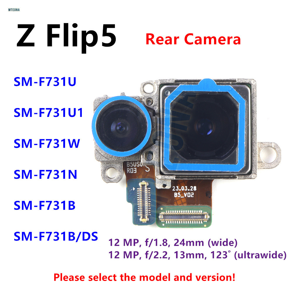 Mặt Sau Bộ Camera Dành Cho Samsung Galaxy Z Flip5 F731N F731 SM-F731B / DS SM-F731U Điện Thoại Phía 