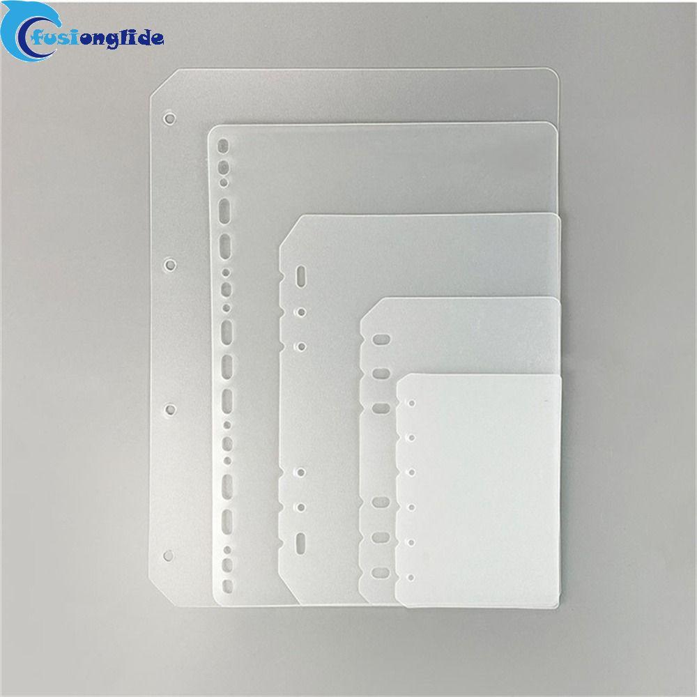 FUSIONGLIDE Notebook Divider Học sinh Notebook Phụ kiện Board Page A5 A6 A7 B5 A4 Giấy bên trong Chư