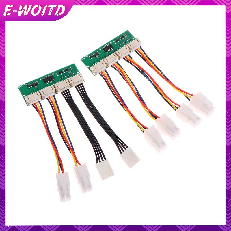 E-WOITD 12V 4 trong 1 Vuông 4Pin Mô Phỏng Quạt Giả Lập Đặc Biệt Cho Antminer S21 S19kpro T21 KS5 KS5